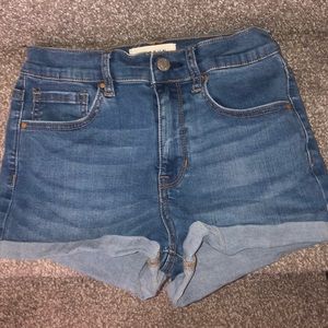 Pacsun “The Shortie” Denim shorts
